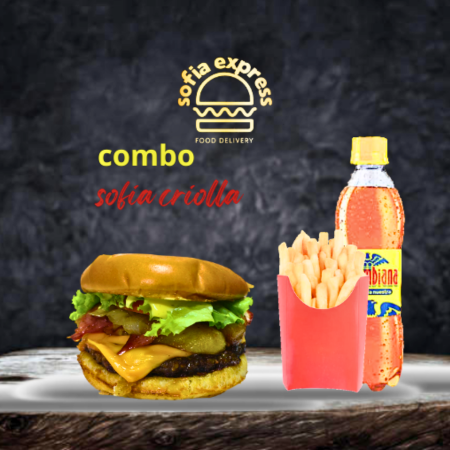 Combo hamburguesa Sofia Criolla