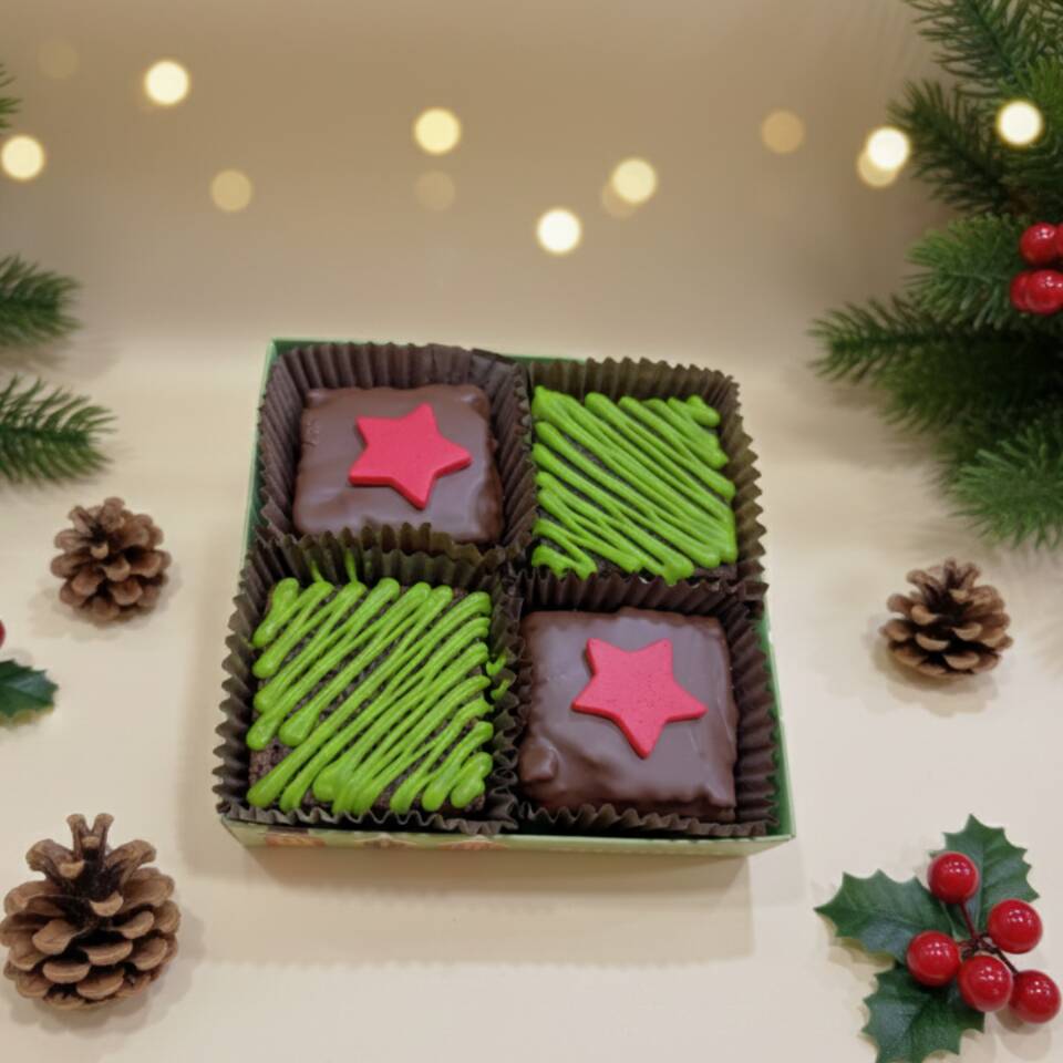 Brownie x4 Tradicionales *Navidad*