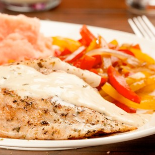 Filete de Pescado en Salsa Blanca