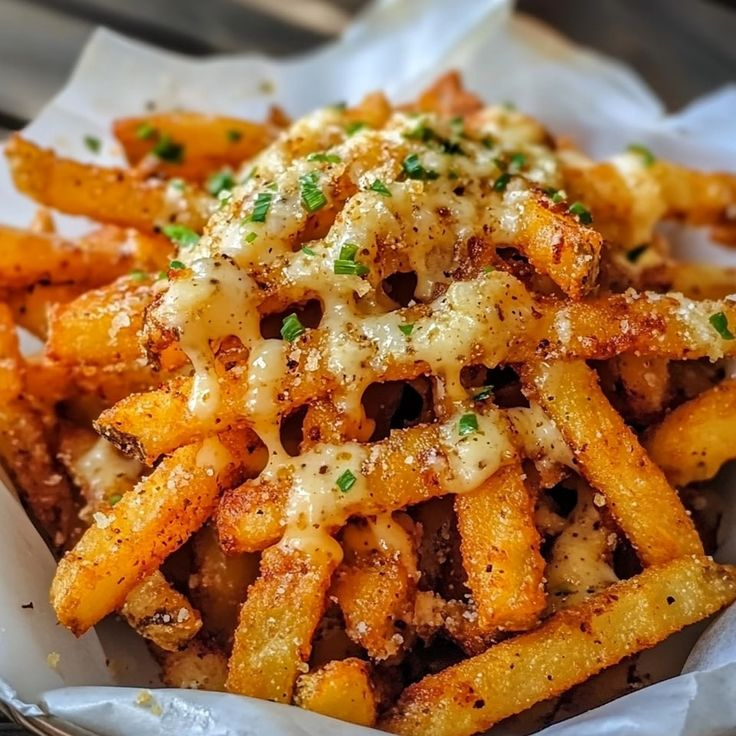 Papas con Salsa de la Casa y Bacon