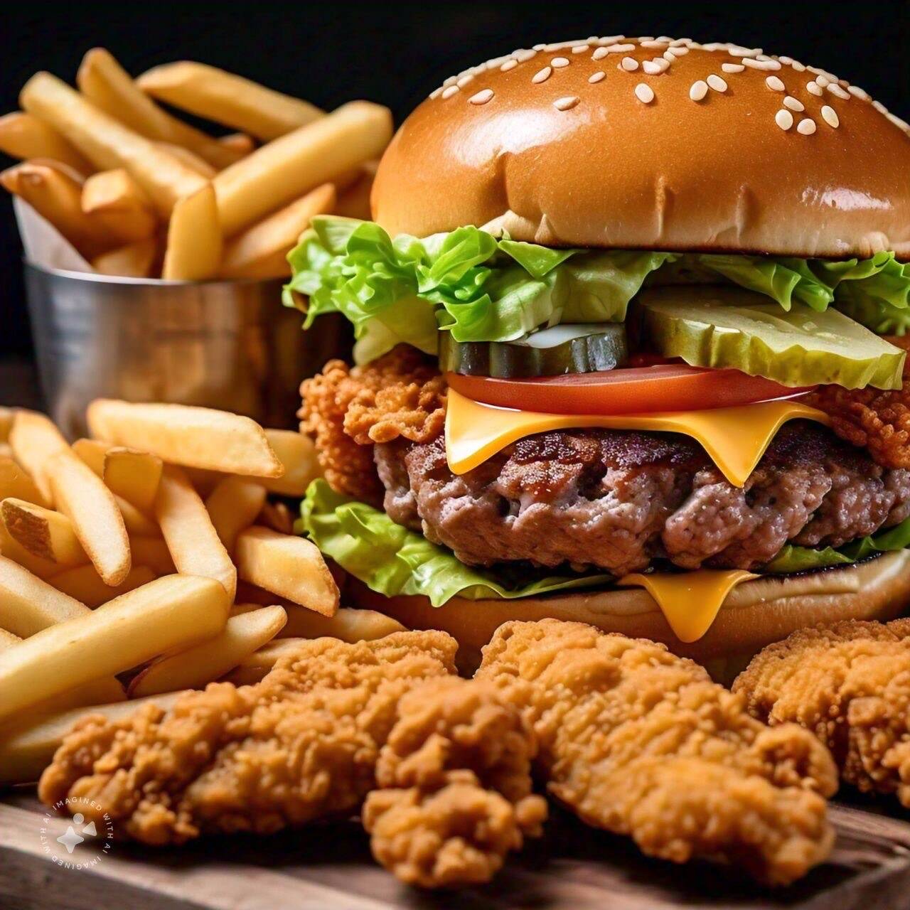 HABURGUESA DE SIRLOIN+ PAPAS Y BONELES