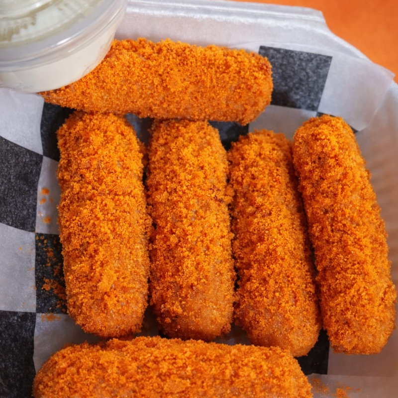 6 Dedos de Queso C/Polvo Cheddar