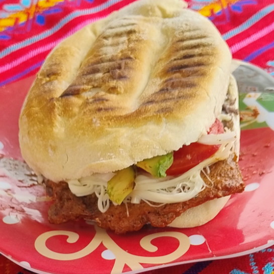 Torta Planchada de Carne Enchilada
