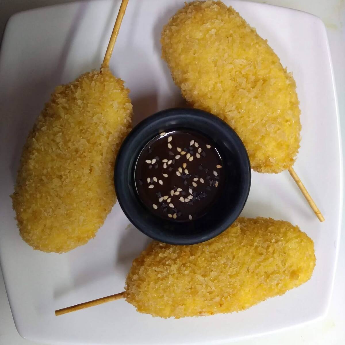 Orden Kushiages de Platano 3pzas