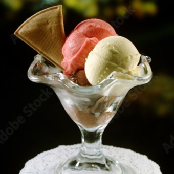Helado de dos Sabores