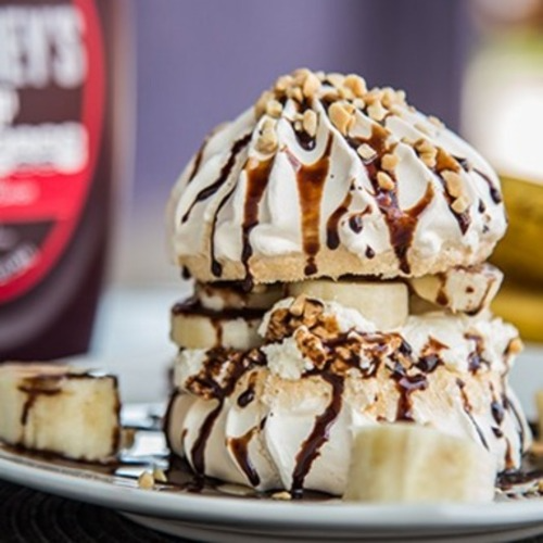 Mini Merengón de Banana con Chocolate