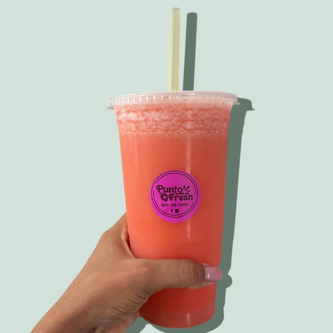 Limonada con fresa