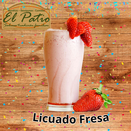 Licuado de Fresa