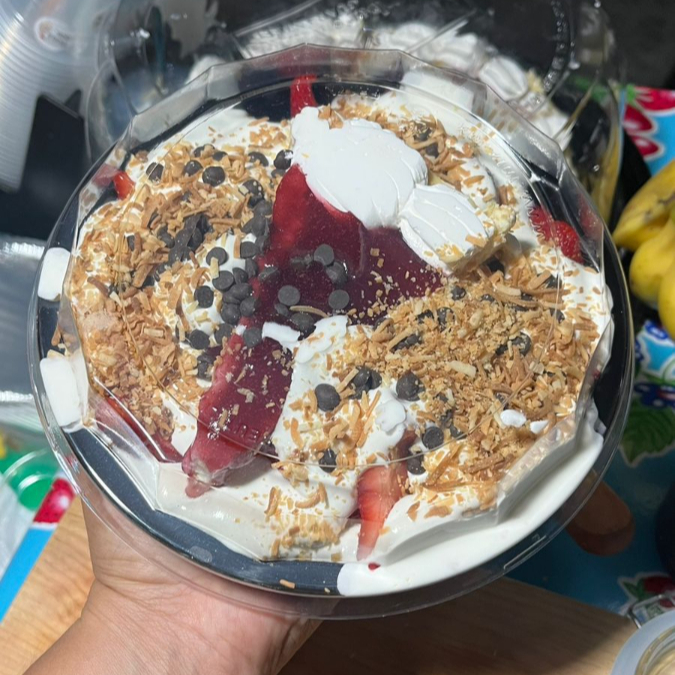 Cheesecake con Fresas con Crema