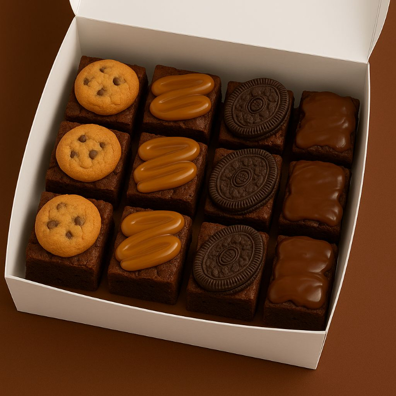 Caja de mini Brownies x12