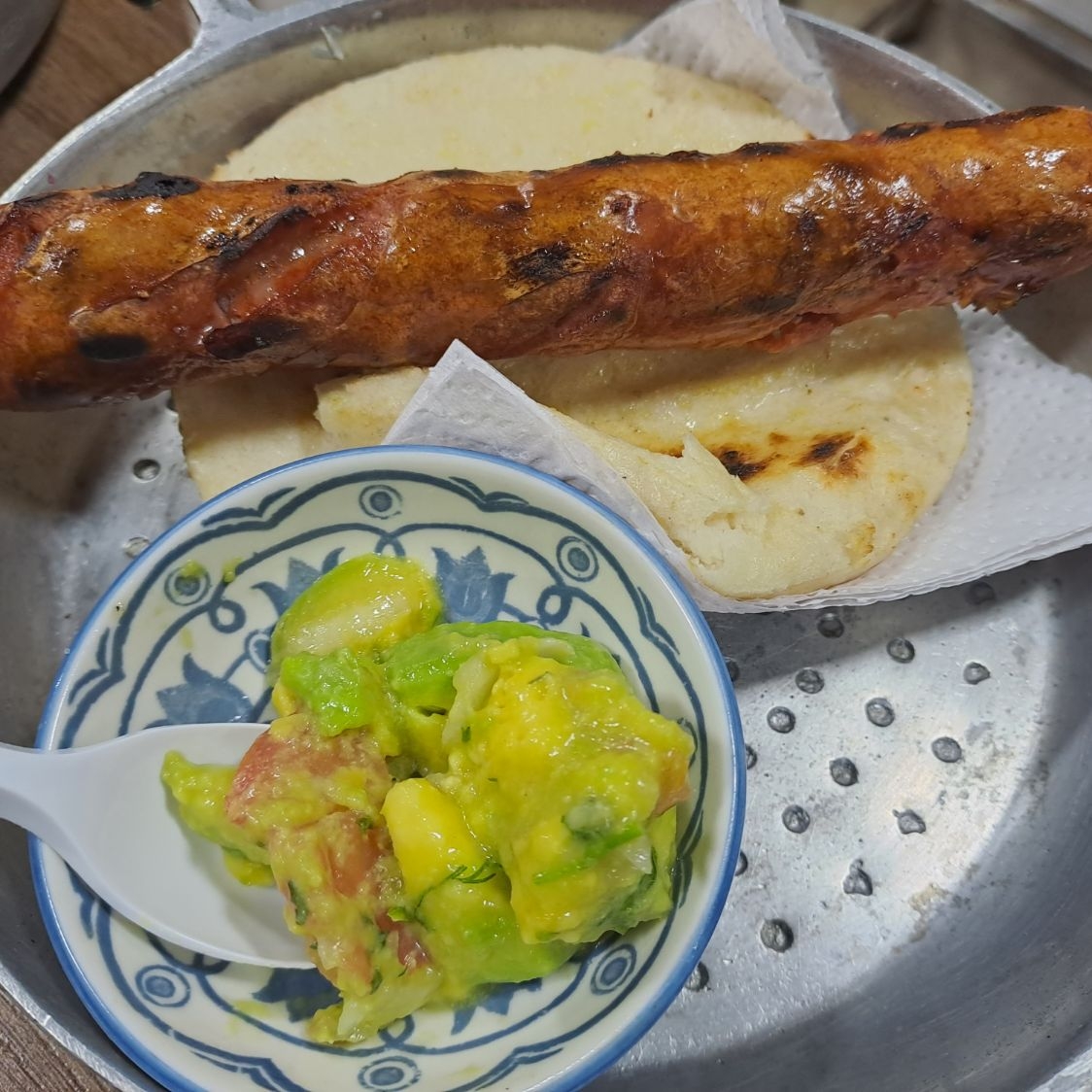 Arepa Con Chorizo Especial Tradicional