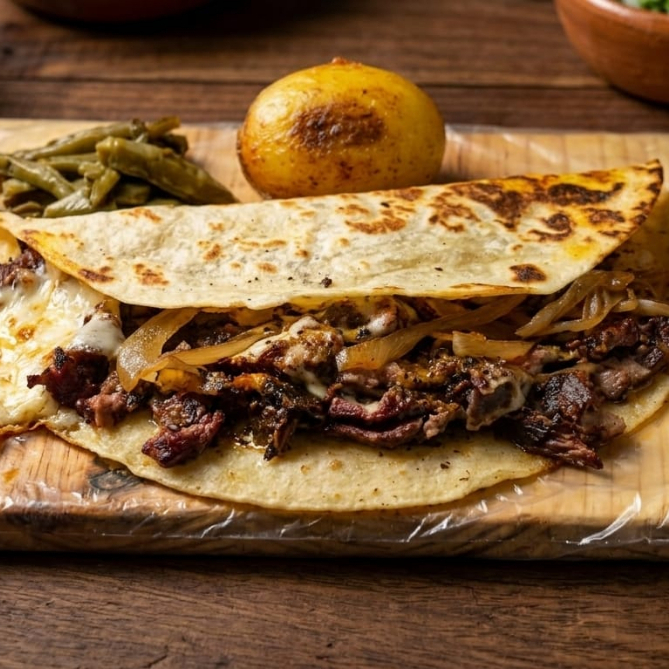 Quesadillota de Chorizo Brasileño