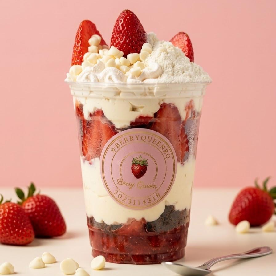 Fresas Con Crema, WHITE 12 Onz