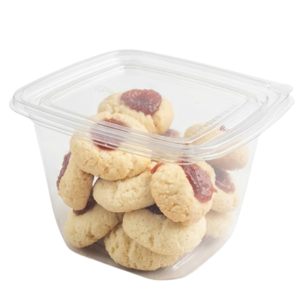 Deliciosas bolachinhas caseiras com goiabada, crocantes por fora e macias por dentro, com aquele toque artesanal e sabor de receita de vó. aproximadamente 100g