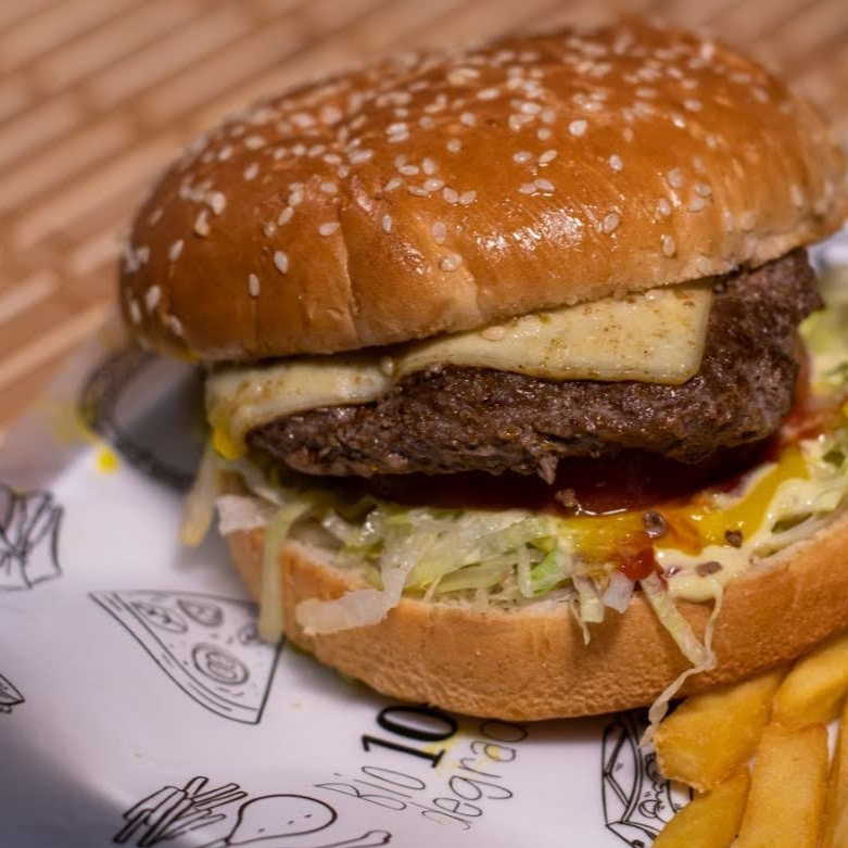 Combo Duo Hamburguesa + papas + bebida