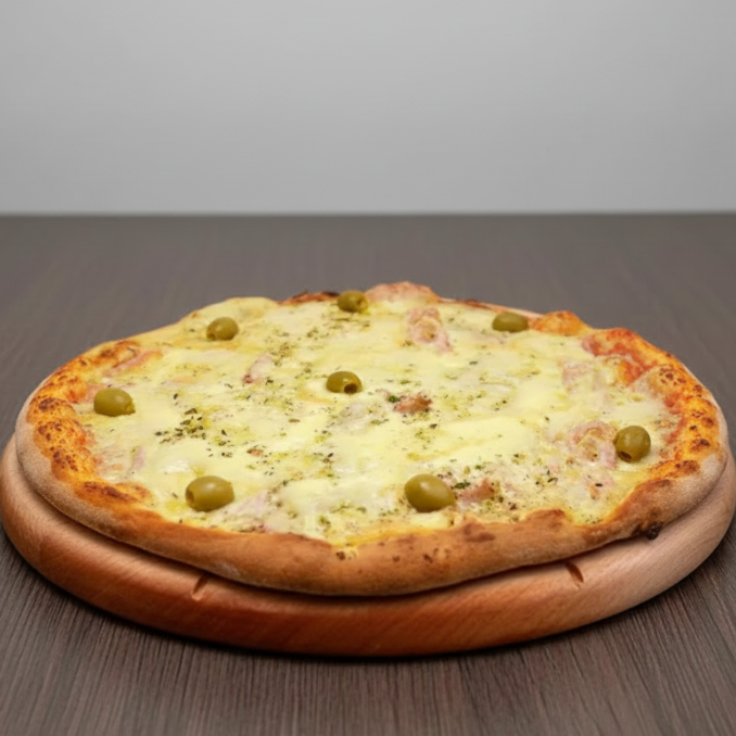 Presunto, Atum, Calabresa, Mussarela, Cebola e Catupiry original