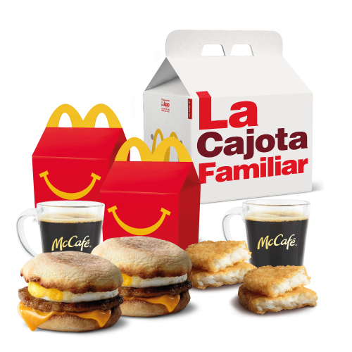 Cajota Familiar Feliz Desayuno para cuatro personas
