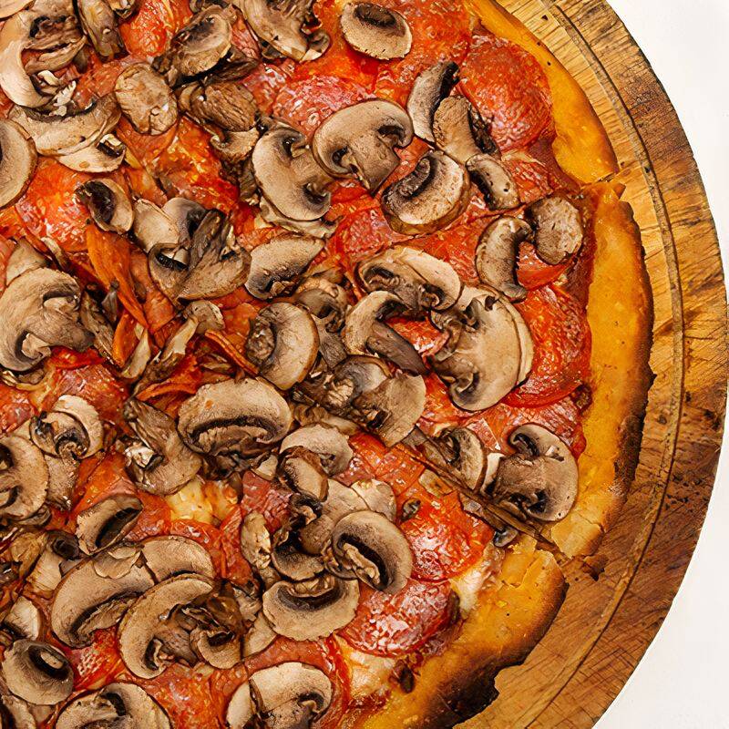 Pizza Funghi e Pepperoni 30 cm