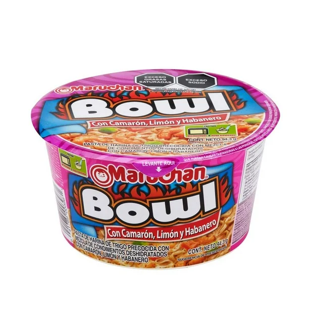 Maruchan Bowl Limon y Habanero