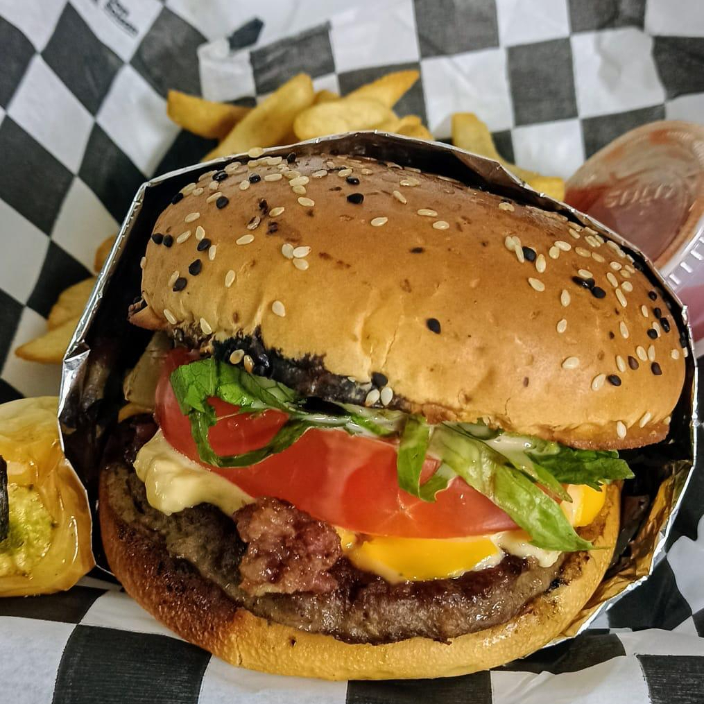 La burger BBQ