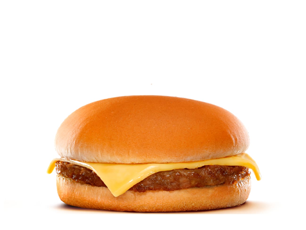 Delicioso hambúrguer de carne e queijo. Tudo isso em um pão sensacional.