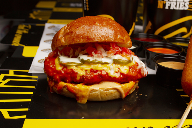 Hamburguesa de Pollo Buffalo