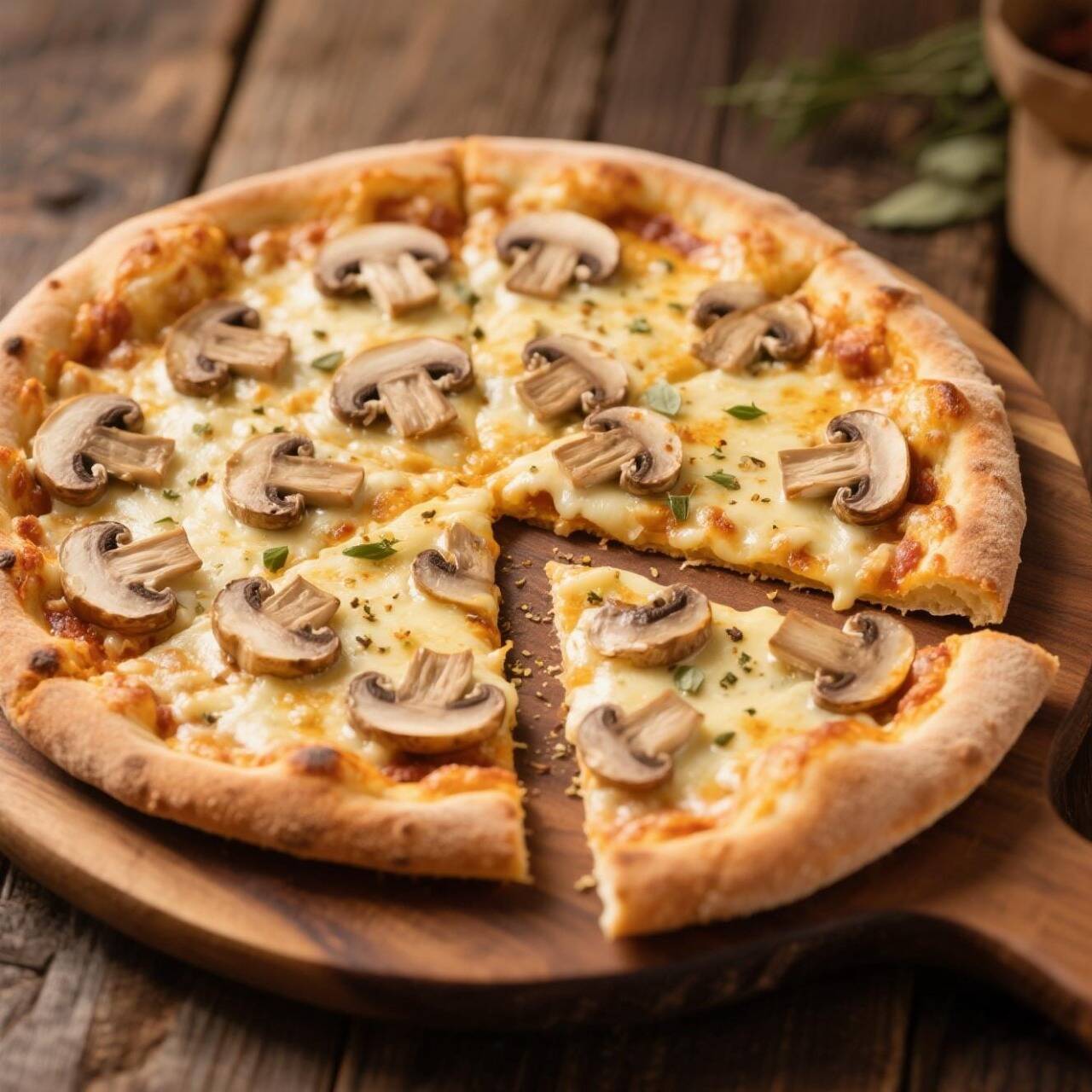PIZZA CHAMPIÑONES GRANDE (35cm)