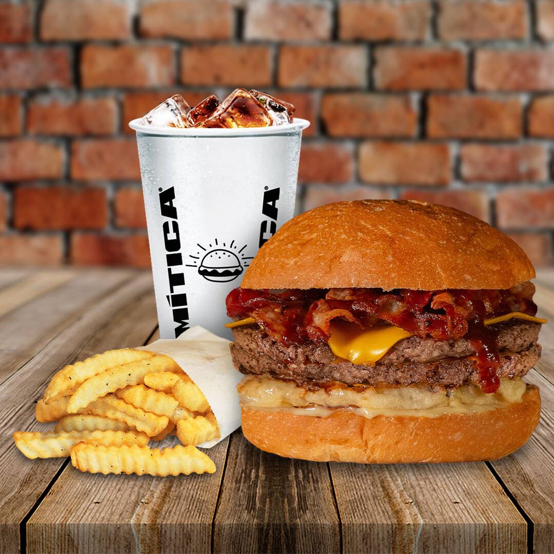 Vaquero Burger Doble Combo Grande