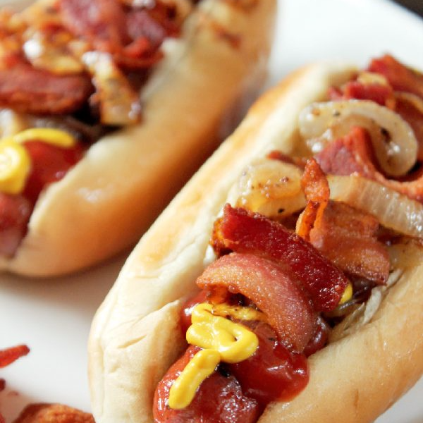 Hot Dog Con Tocino