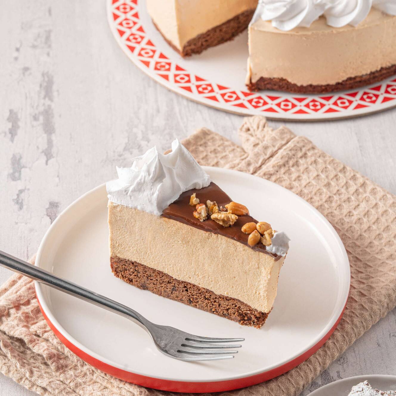 Porción Cheesecake de Brownie