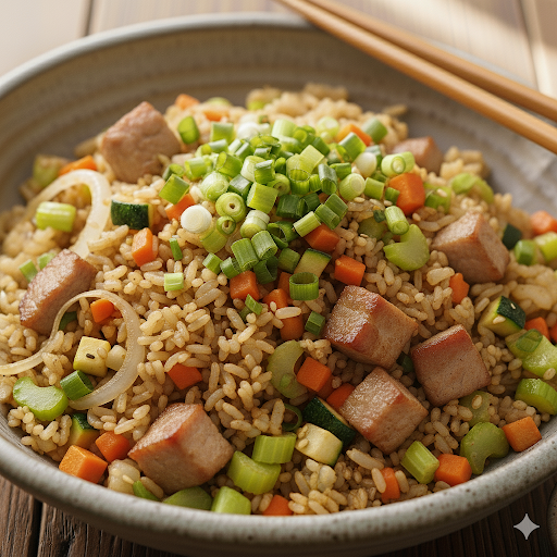 Yakimeshi de Cerdo