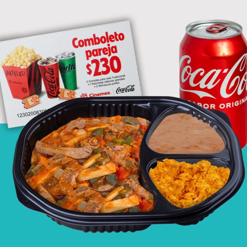 Combo Coca Cola - Comida + Cupón cine