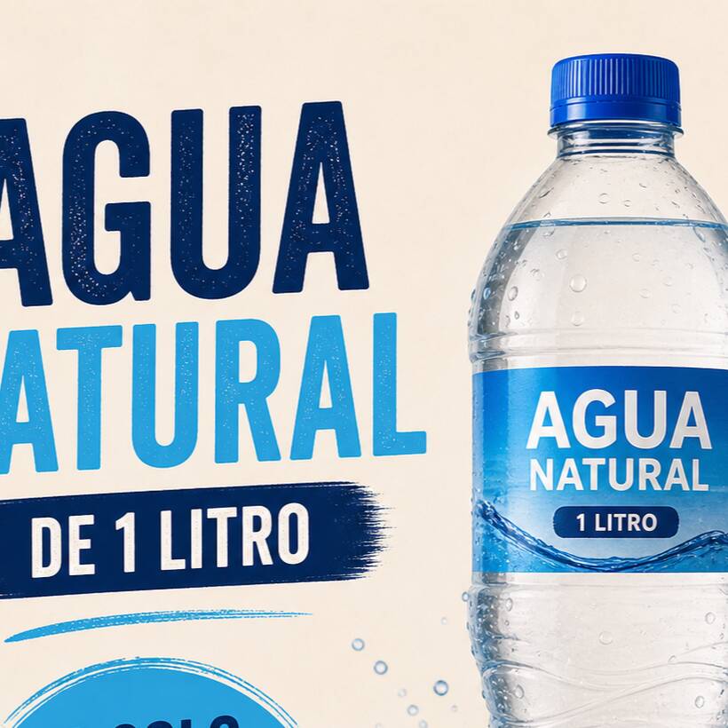 1 Lt agua natural