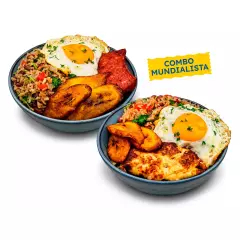 1 Bowl de Pinto + 1 Bowl de Pinto