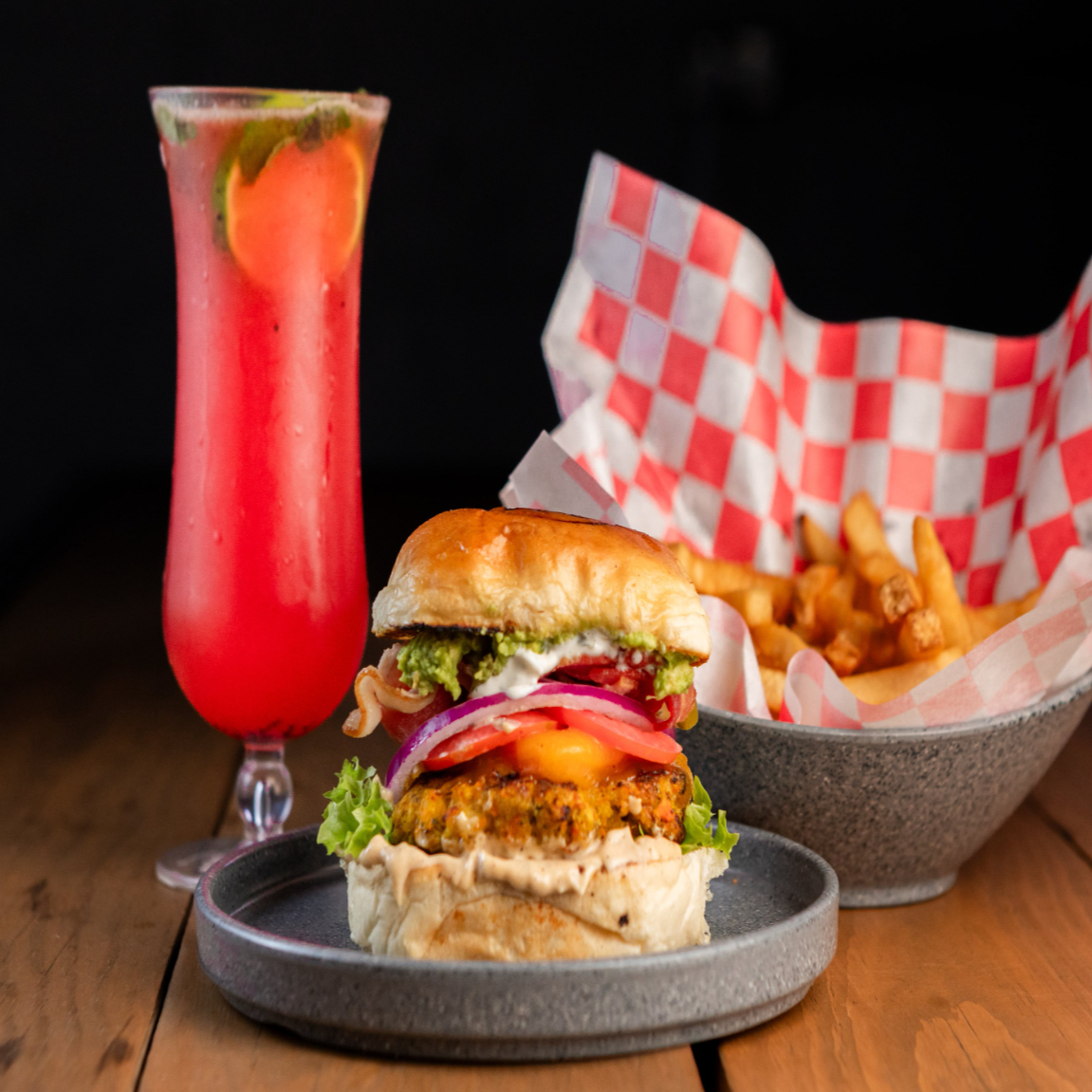 Hamburguesa de Camarón Spicy