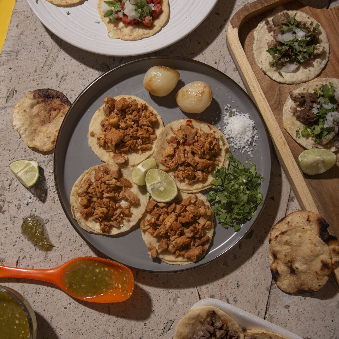 Combo-Orden de 5 Tacos de Adobada