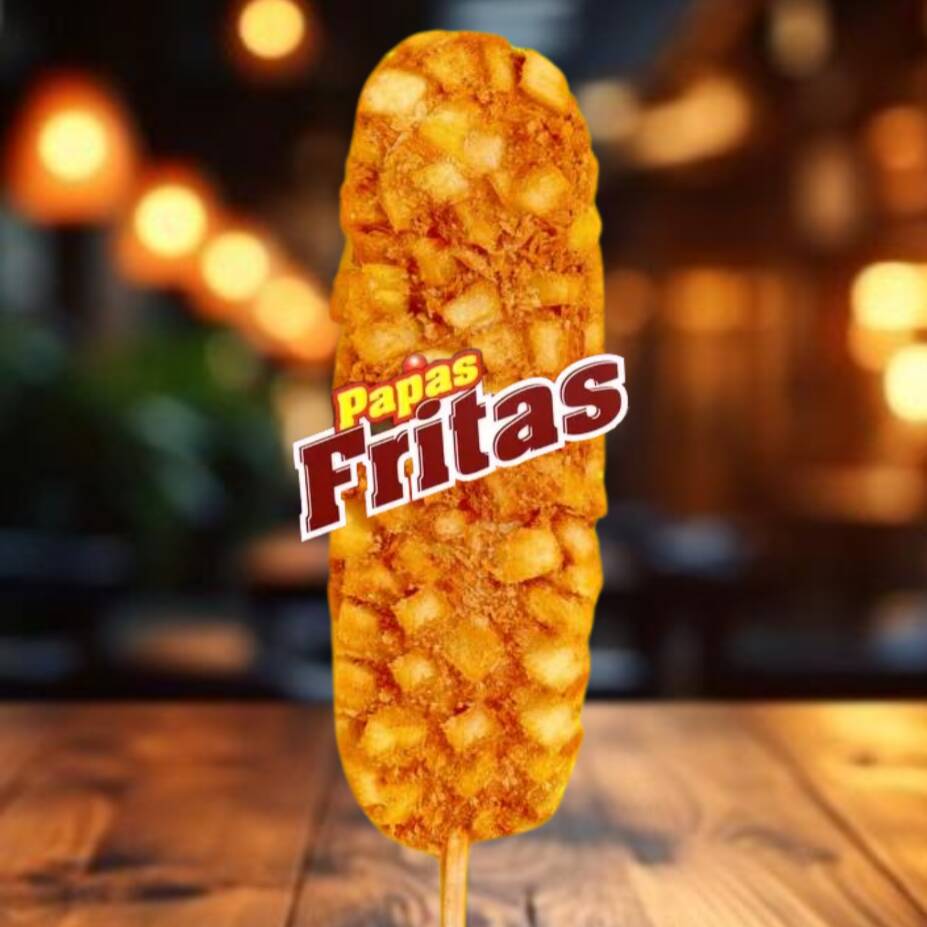 Banderilla Papas Fritas solo Salchicha