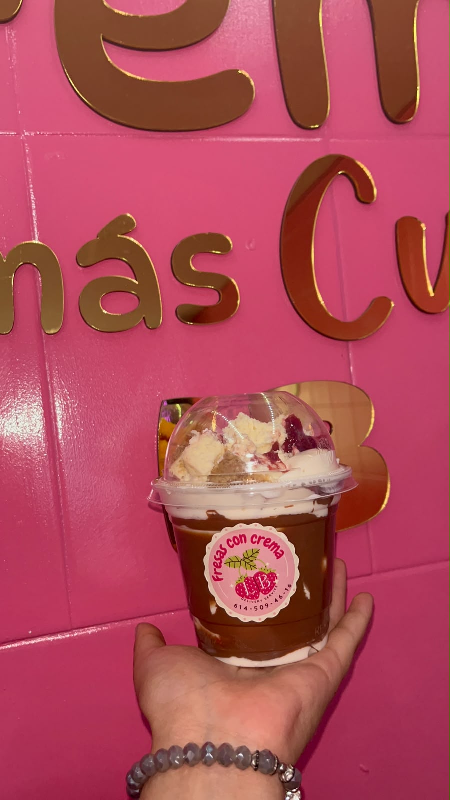 Fresas con crema