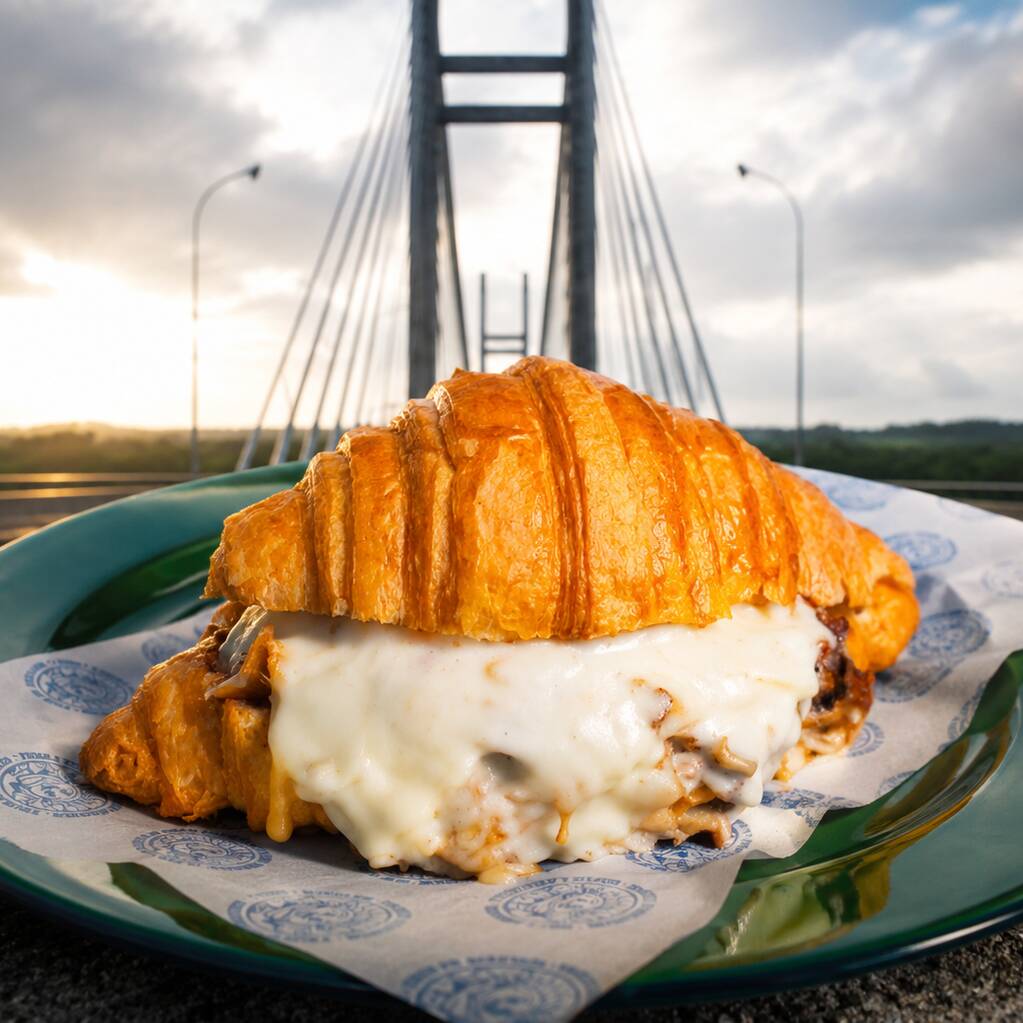 Conheça o Burger Fronteira: smash de 90g prensado com cebola, queijo mussarela derretido, croissant amanteigado e maionese dijon. Uma combinação leve, marcante e irresistível.
Disponível por tempo limitado na Tucuju Burger.
Vem provar o sabor do verão. 🌉🥐🍔