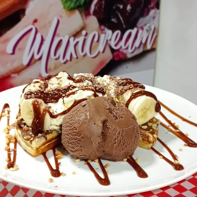 Waffle de Crema de Avellanas