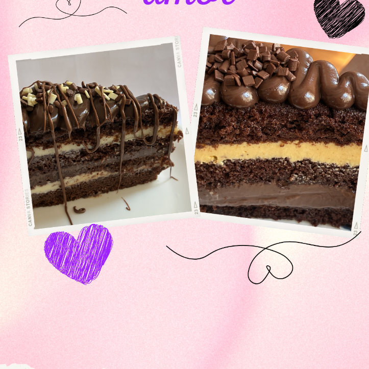 bolo fatia ninho e maracuja com chocolate