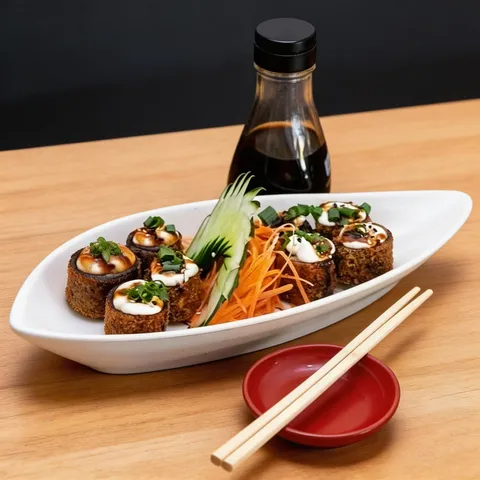 Hot roll salmão grelhado com cream cheese e gergelim por cima
imagem ilustrativa