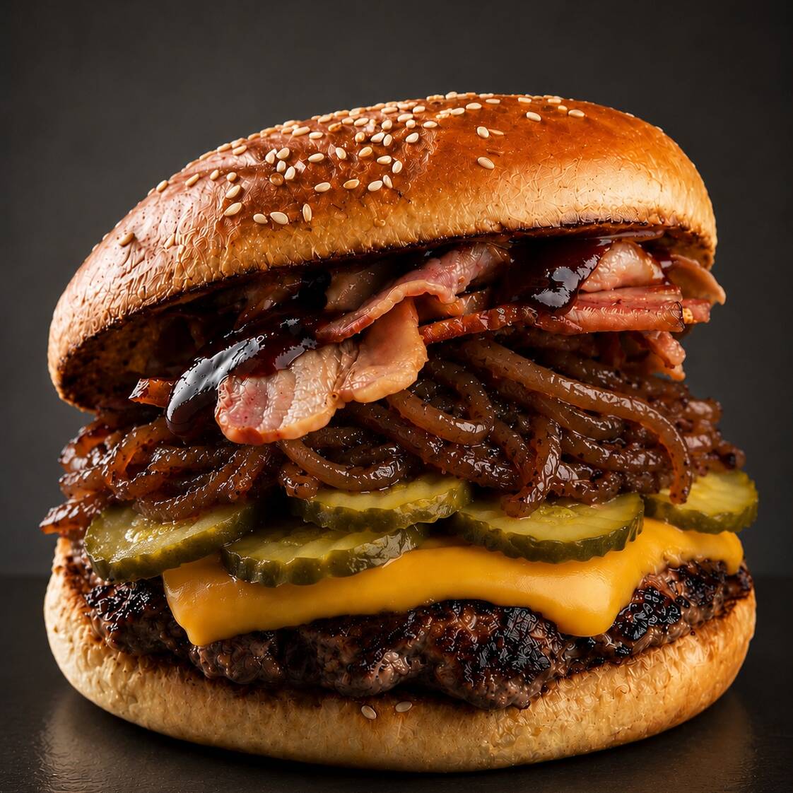 Hamburguesa la BBQ
