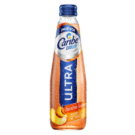 Caribe Cooler Ultra Durazno 300ml