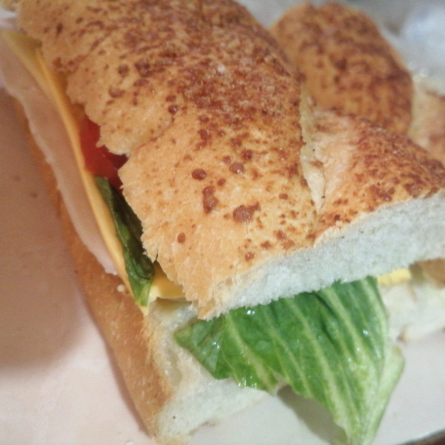 Baguette de Jamón con 3 Quesos