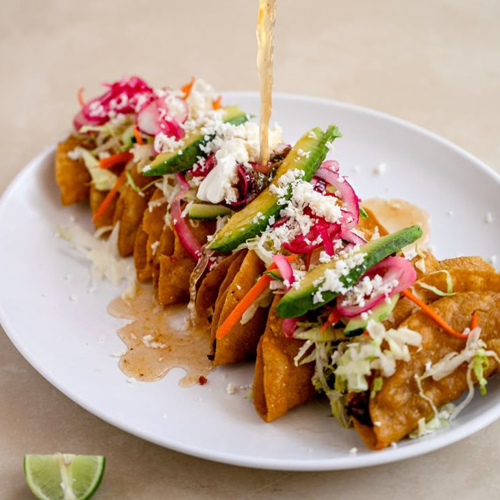Tostadas De Carne De Res