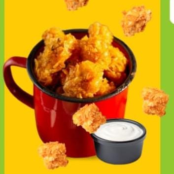 Bolinhas de frango crocante
