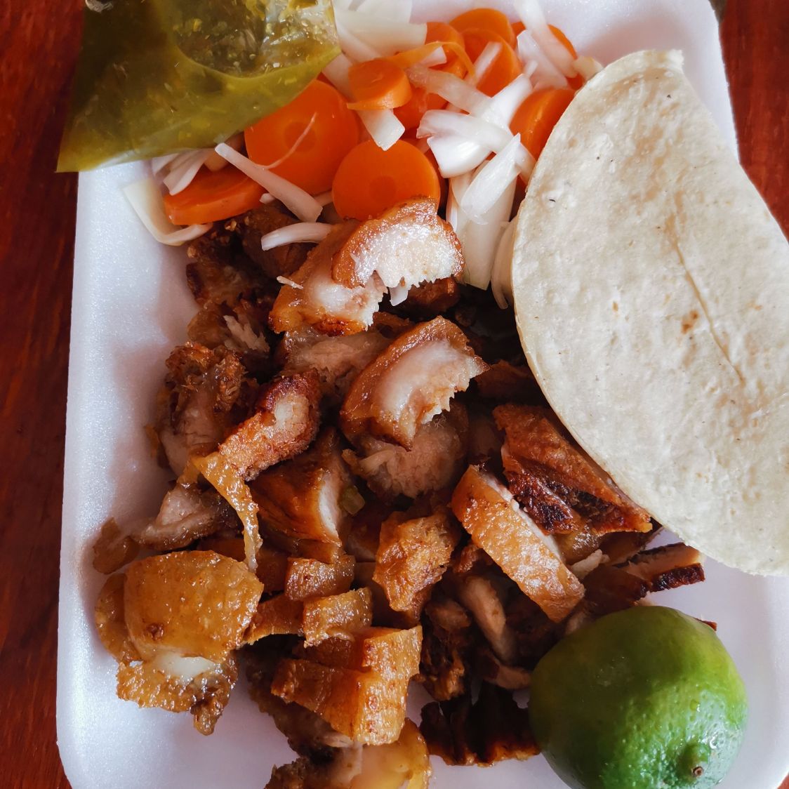 1/4 Chicharrón de Cachete