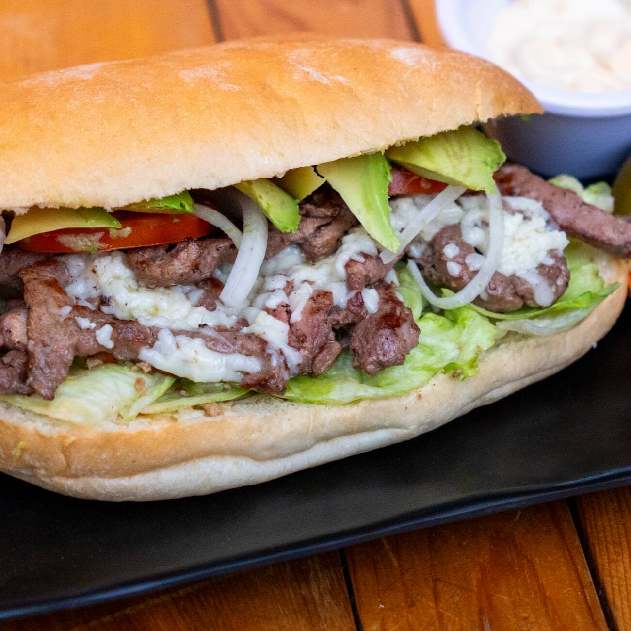 Torta de Milanesa de Res a La Plancha