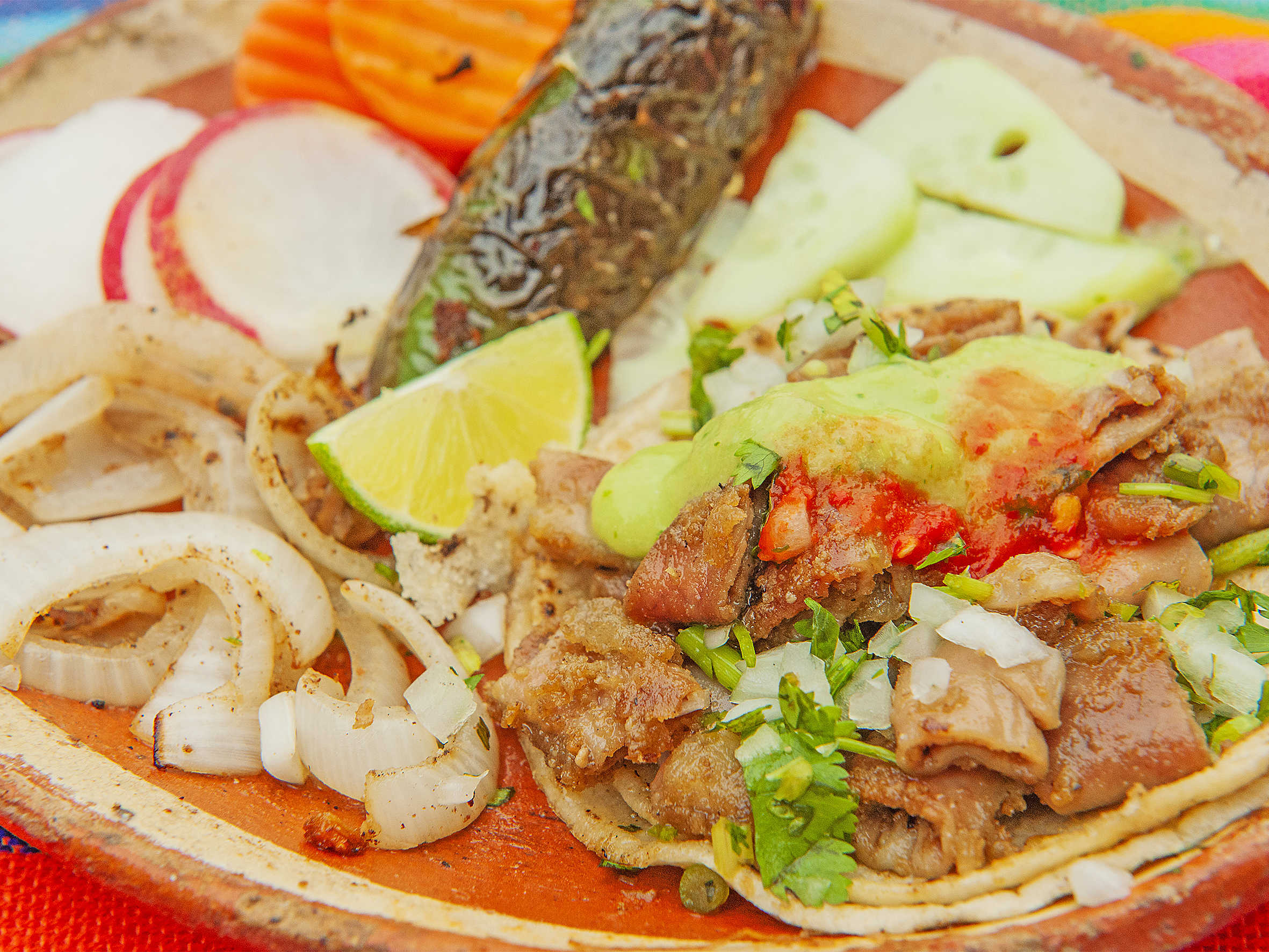 Taco de tripa